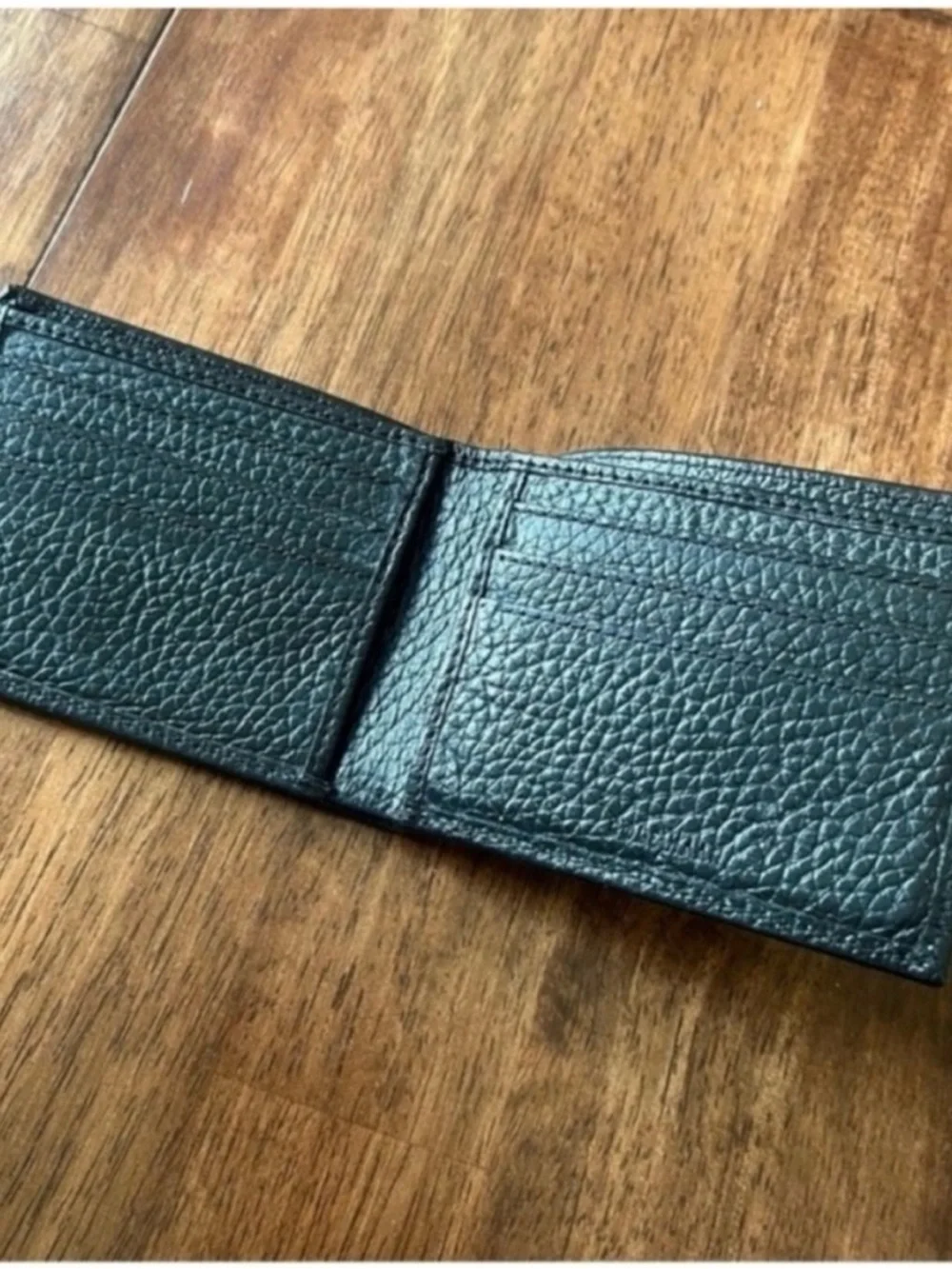 Cole Haan Black Bi-Fold Leather Wallet